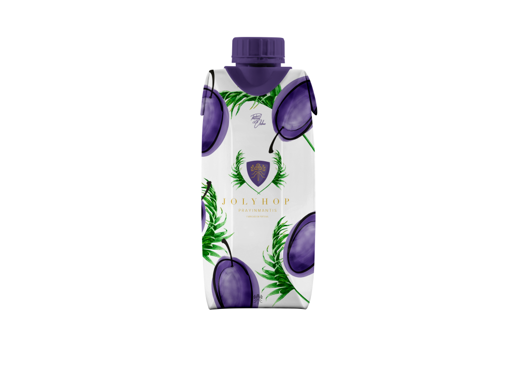 Purple Fruit Drink: Grape Plum Flavor