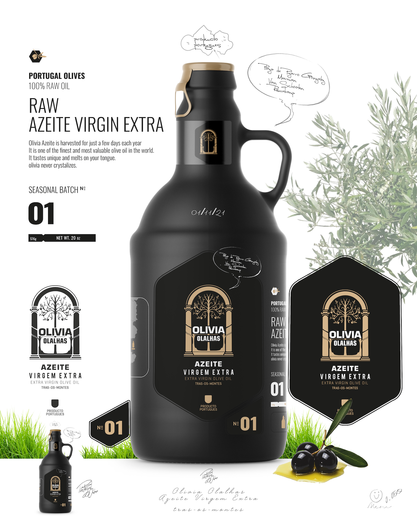 Olivia Azeite - Packaging design
