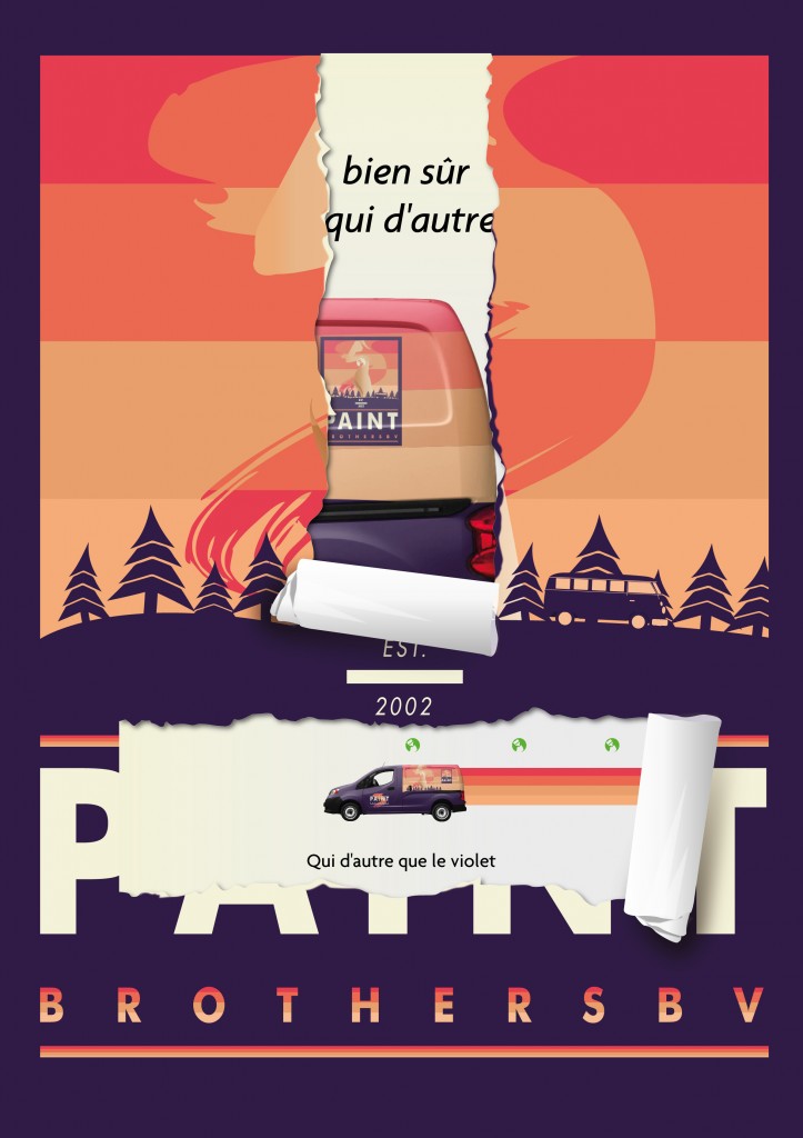 The Paint Brothers A0 Poster design 