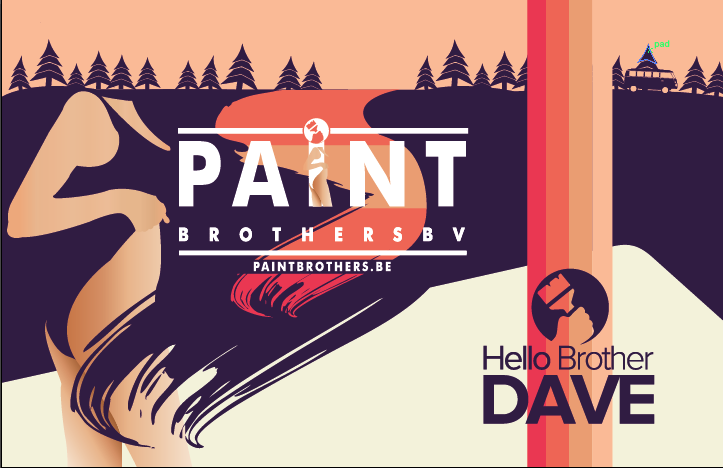 The Paint Brothers Front Business card 