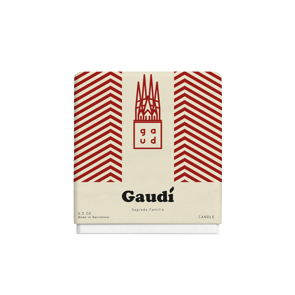 Guidí Candles: Sagrada Família - Red